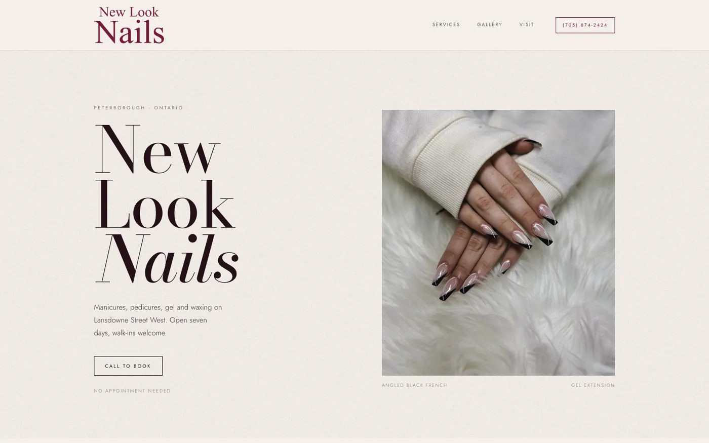 New Look Nails, a nail salon in Peterborough